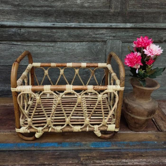 SQUARE RATTAN BASKET