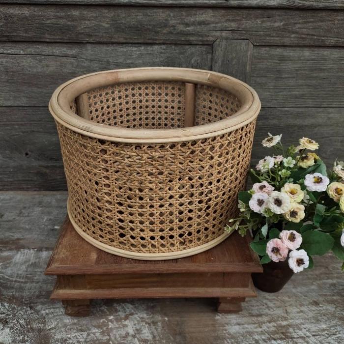 ALMOND RATTAN BASKET