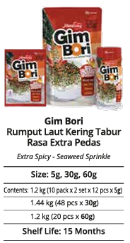 MAMASUKA - GIM BORI - Seaweed Sprinkles - Extra Spicy