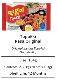 Instant Topokki (Tteokbokki) - Original