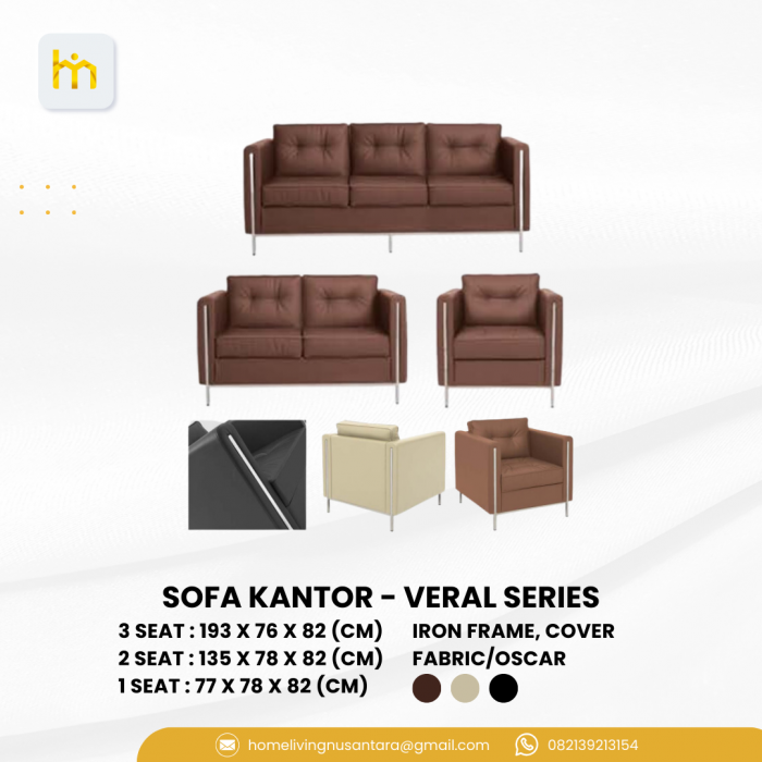 Veral Series Sofa For Office, House, Apartement, Hotel