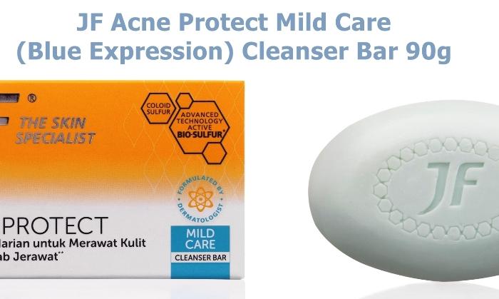 JF Acne Protect Mild Care (Blue Expression) Cleanser Bar Soap 90g