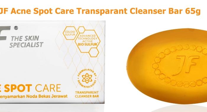 JF Acne Spot Care Transparent Cleanser Bar Soap 65g