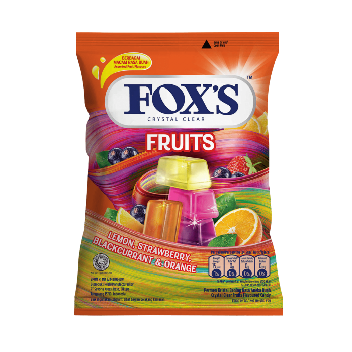 FOX'S Candy - Fruits 90g, 125g & 180g