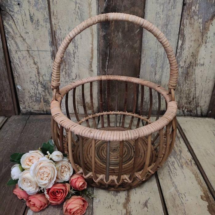 LOTUS RATTAN BASKET