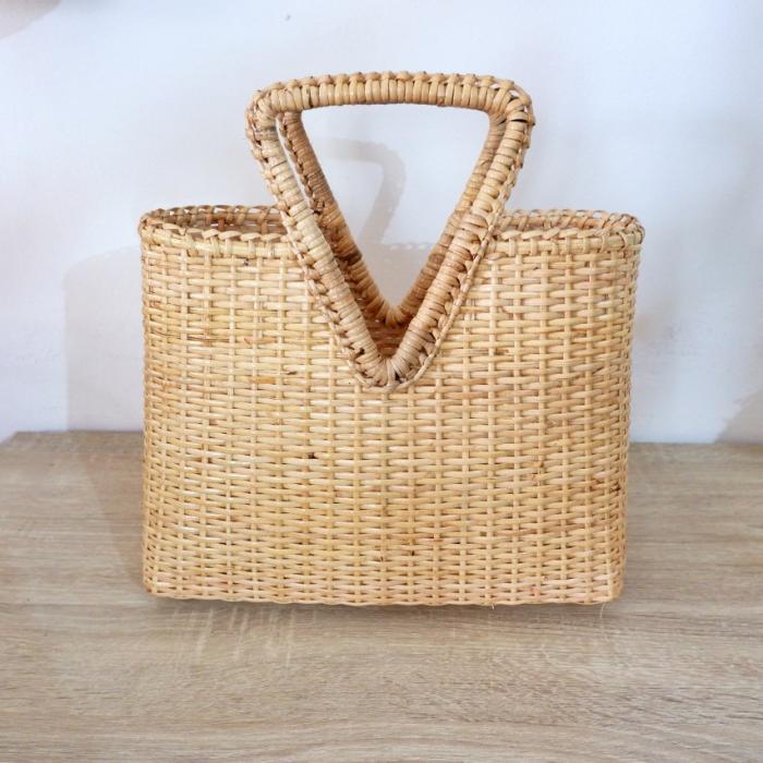 Ghana Bag / Rattan Bag / Rattan Bag / Leather Bag / Bali Rattan Bag / Bali Rattan Bag