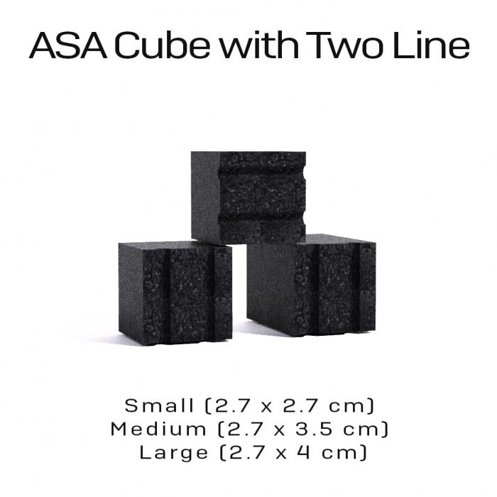 BRIQUETTE  Charcoal ASA SCube Two Line